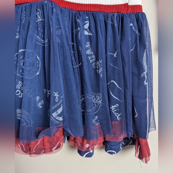 Desigual girls long sleeve dress Argel, tutu style bottom size 11/12 - Picture 4 of 6